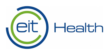 The logo for EIT Health, showing a circular design with the letters "eit" followed by the word "Health."