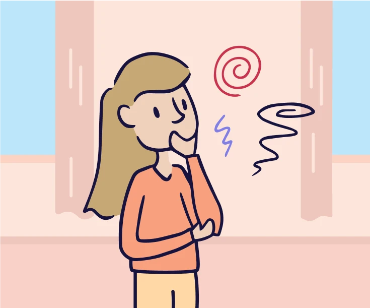 An animation explaining stammering