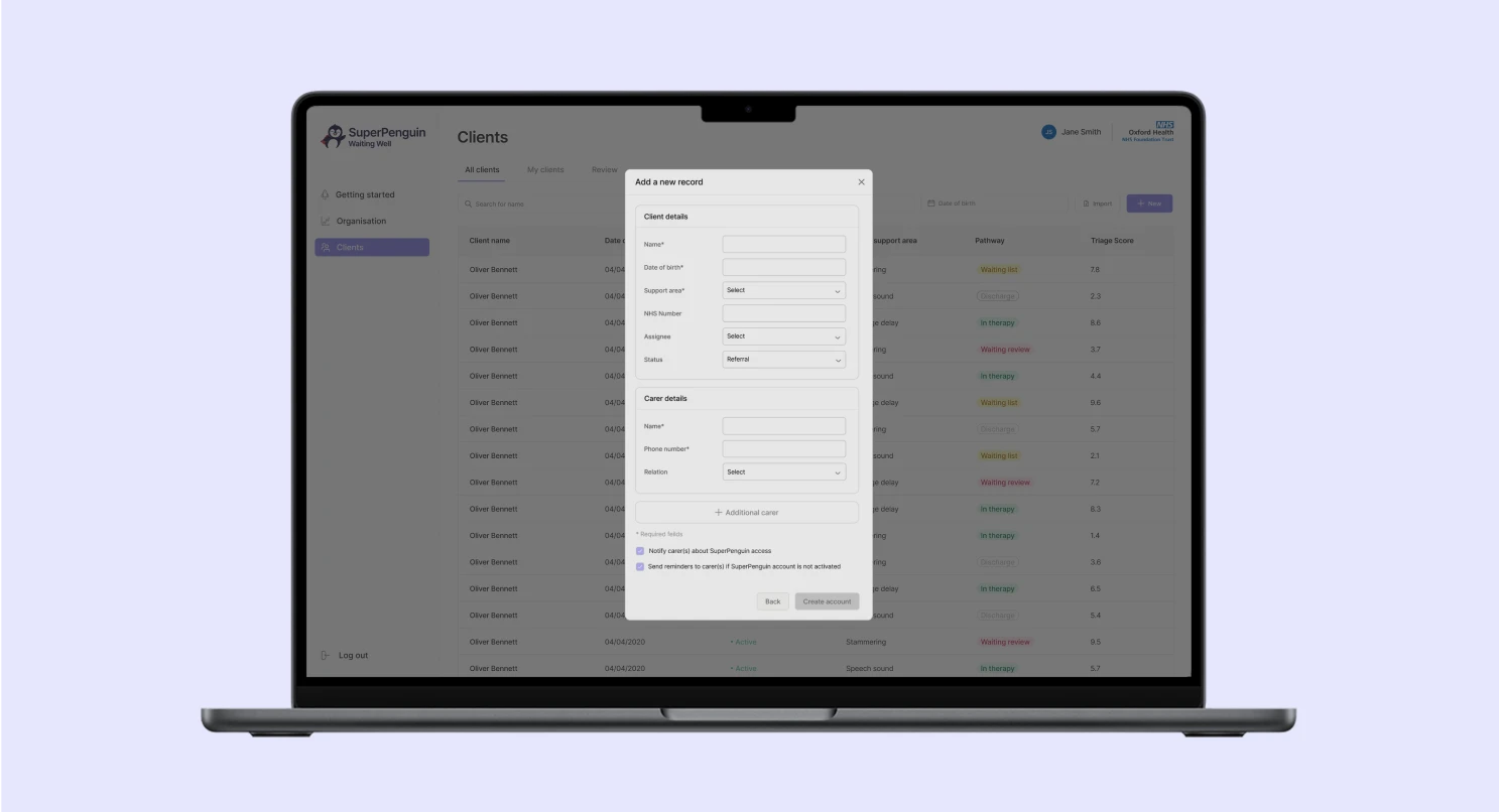Release 1.17 dashboard invitation screens
